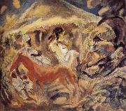 Red horse Jules Pascin